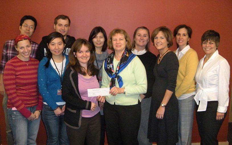 The Manhasset Women’s Coalition Against Breast Cancer donates $50,000 to Cold Spring Harbor Laboratory