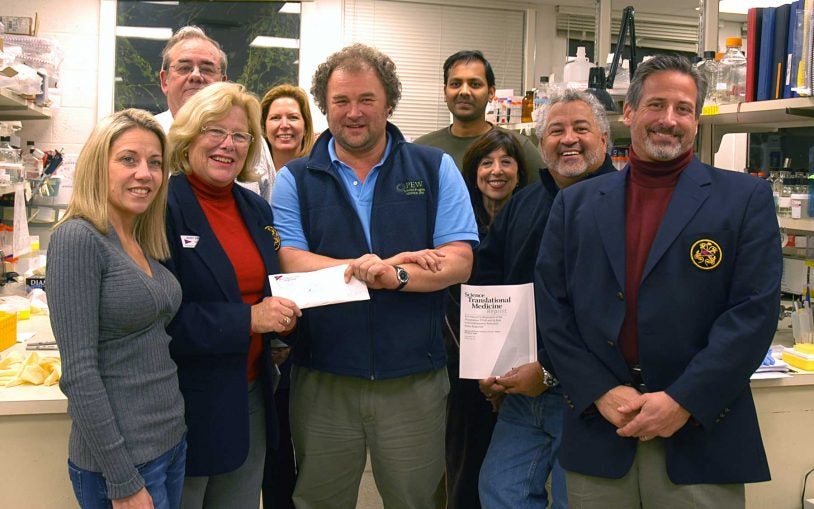 Masthead Cove check presentation 2012