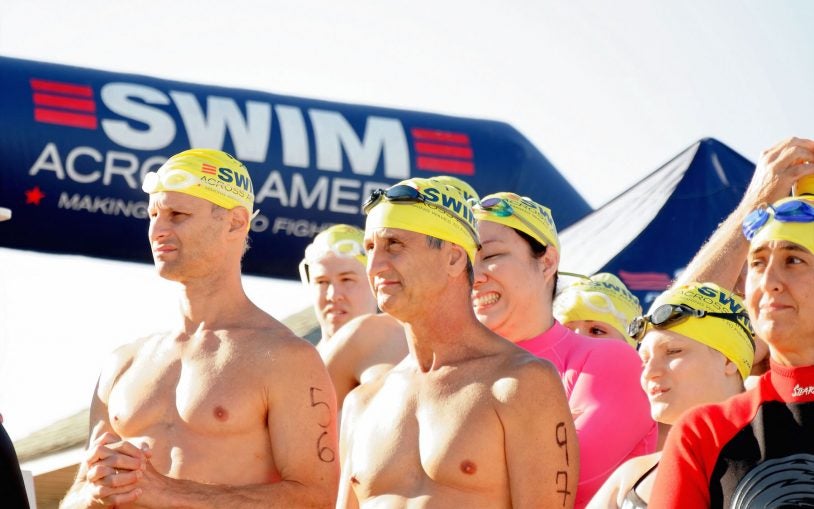 Swim Across America fundraiser supports lung cancer research at CSHL