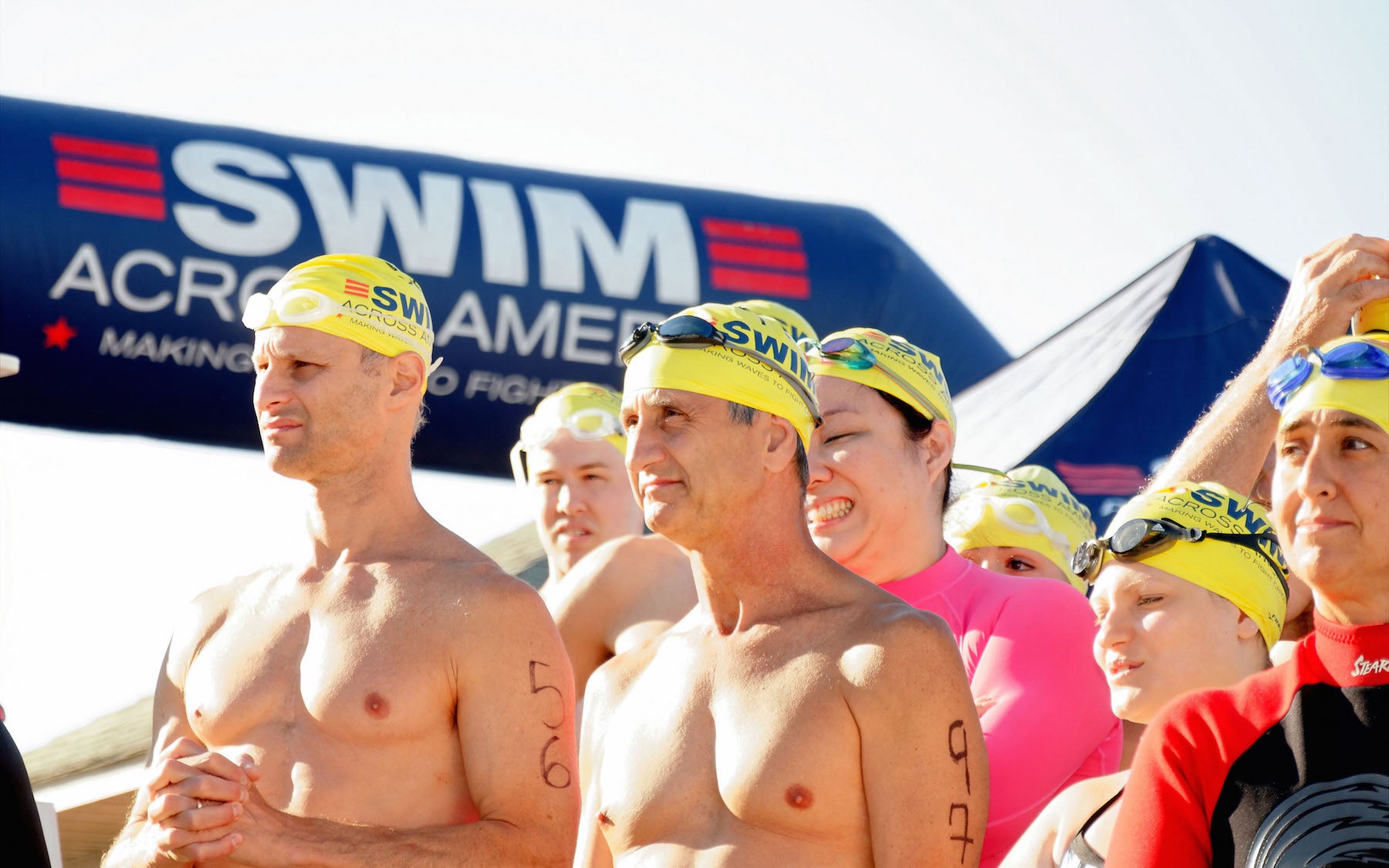 Swim Across America team