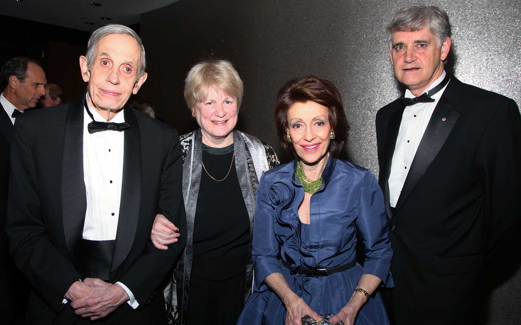 John F. Nash , Jr., Mary-Claire King, Evelyn Lauder, and Bruce Stillman