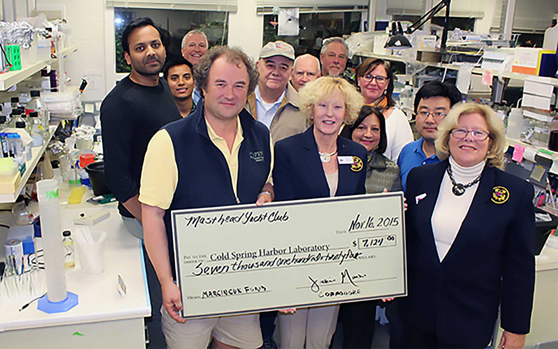 Masthead Cove check presentation 2015