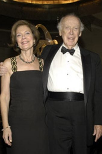 Liz Watson and James D. Watson