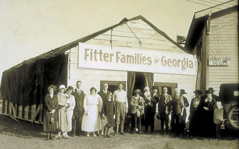 fitter families contestants at Georgia State Fair 1924