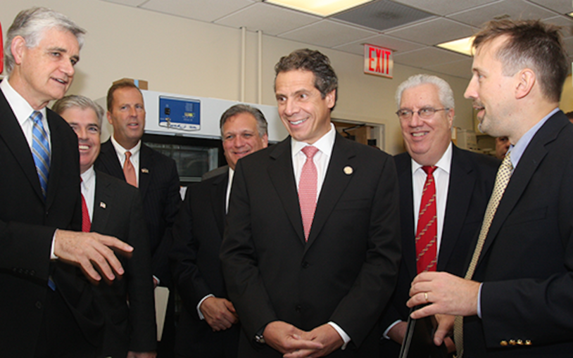 New York State Governor Cuomo visits CSHL