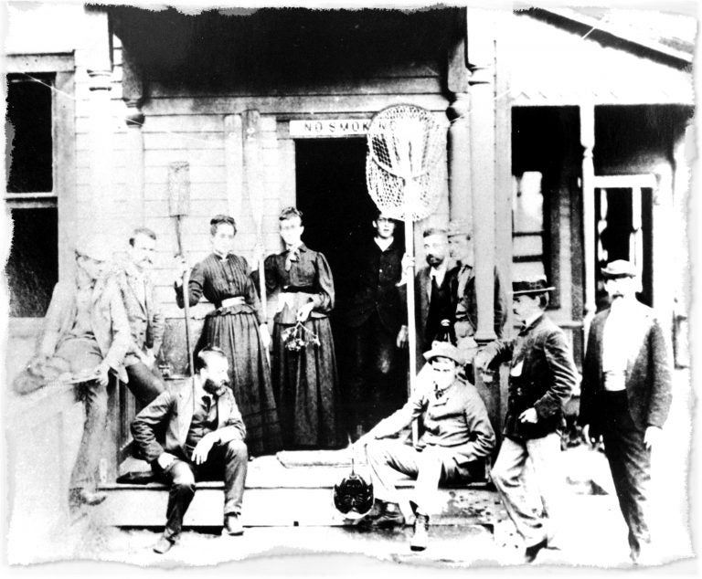 CSHL 1890 first biolab class