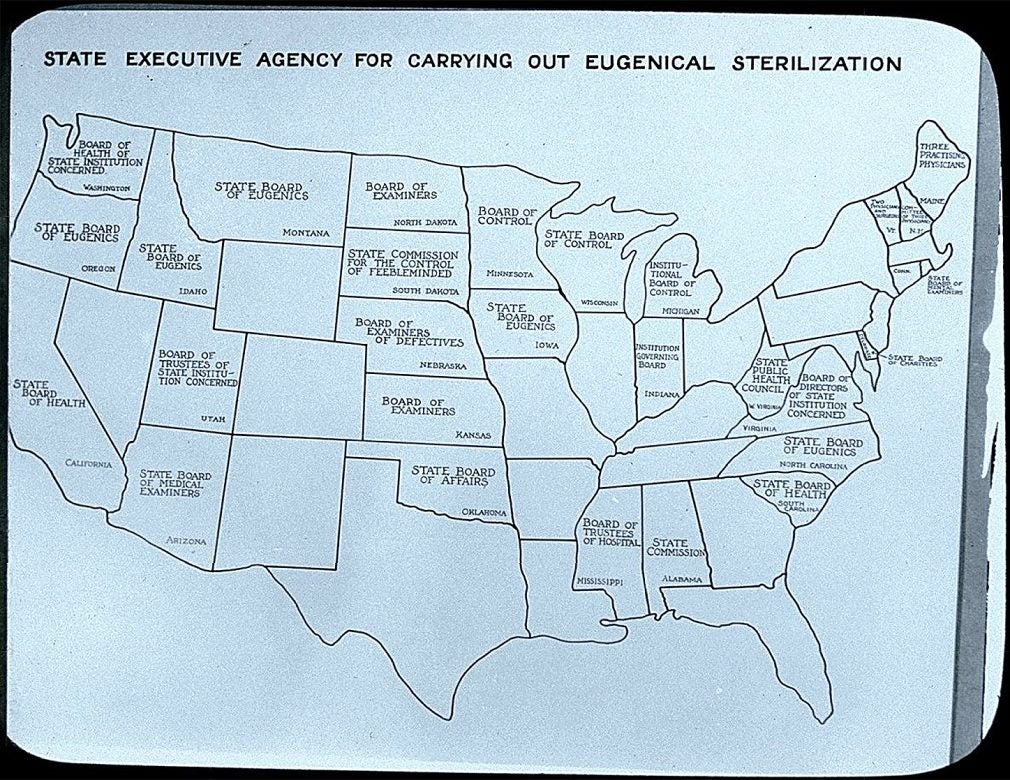 State executive agency for carrying out eugenical sterilization,  1935