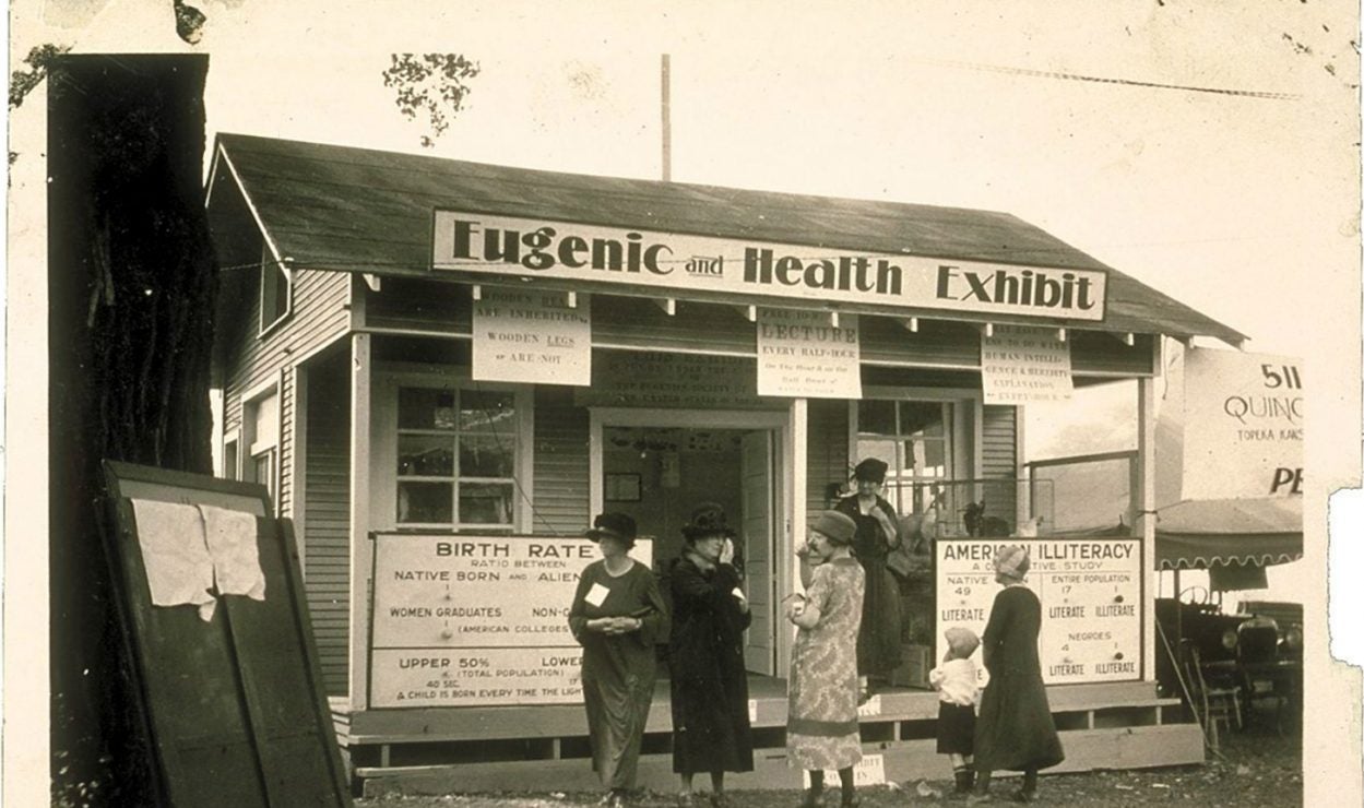 Fitter Families exhibit and examination building, Kansas State Free Fair, Topeka_1920_cropped