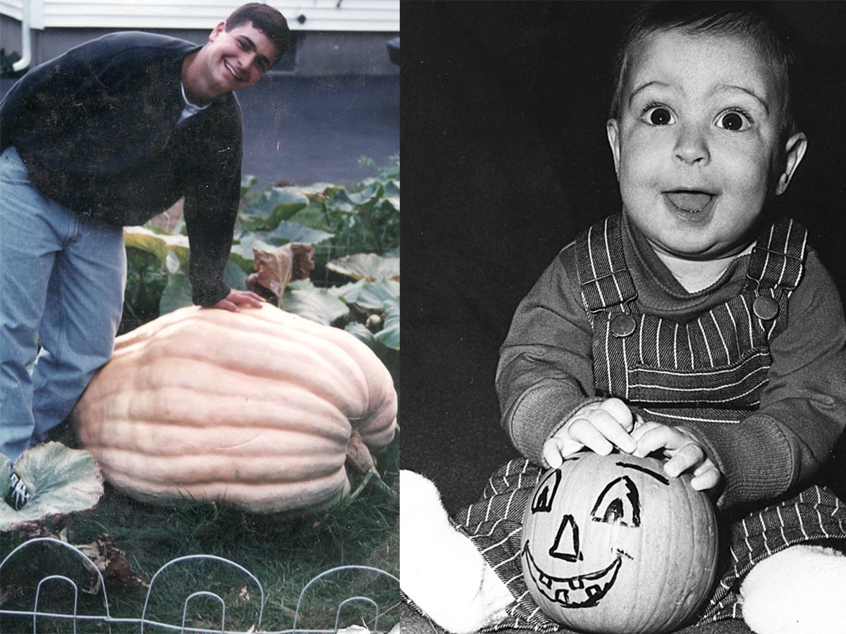 Lil Lippman and pumpkins