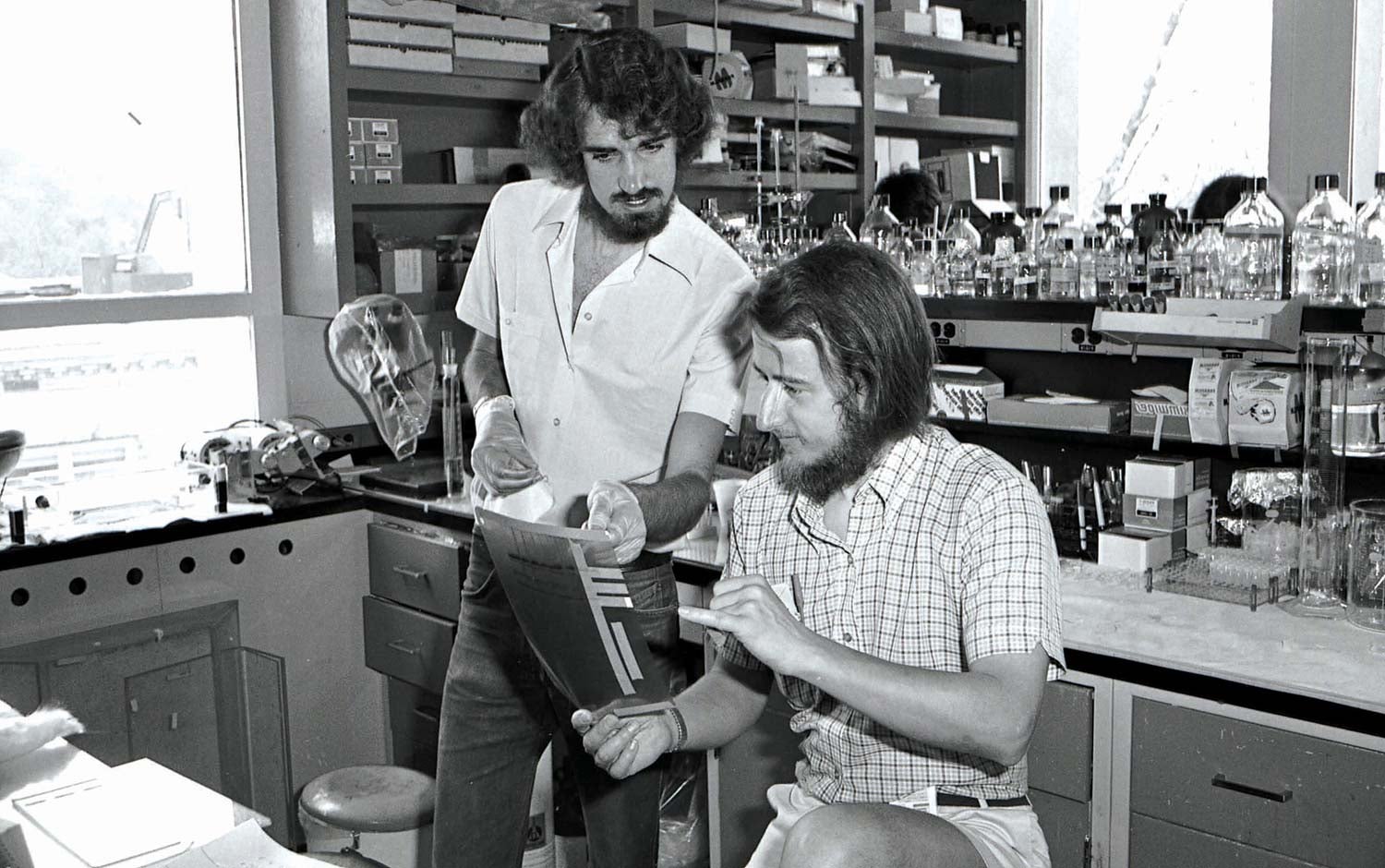 Bruce Stillman and Nigel Stowe 1979
