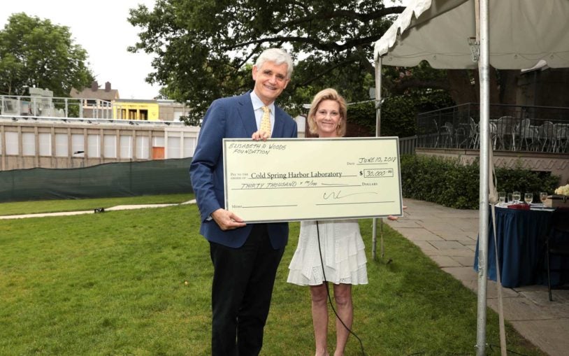 Bruce Stillman and Liz Leonard CSHL Donation