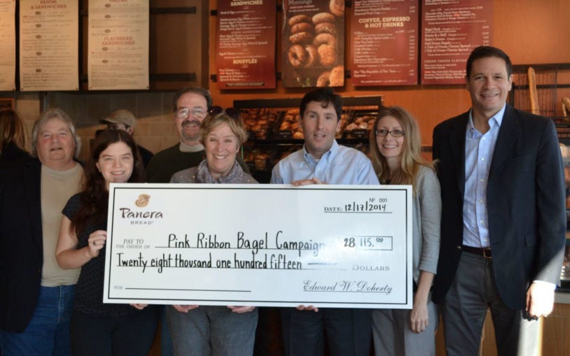 Pink Ribbon Bagels bring nearly $8,500 for breast cancer research at CSHL