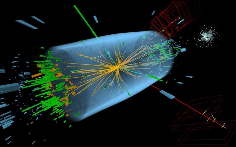 data from the CMS Higgs Boson detector