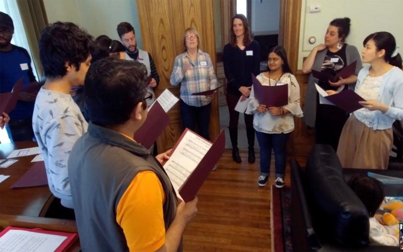 Building a song: A look at CSHL’s Choir