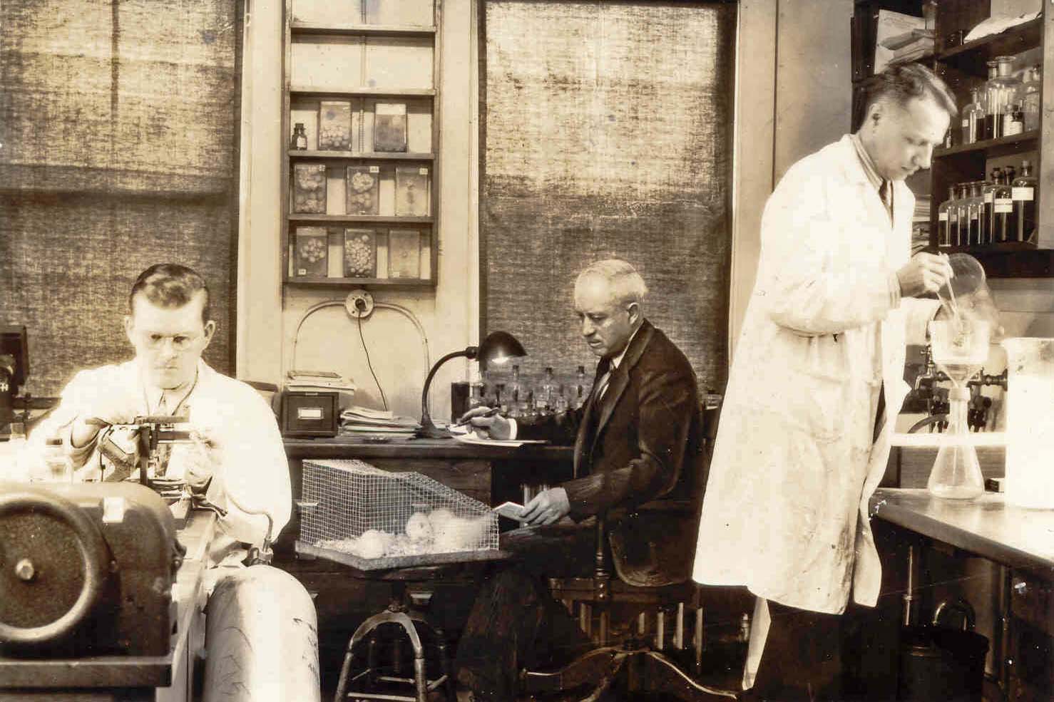 Oscar Riddle lab 1938