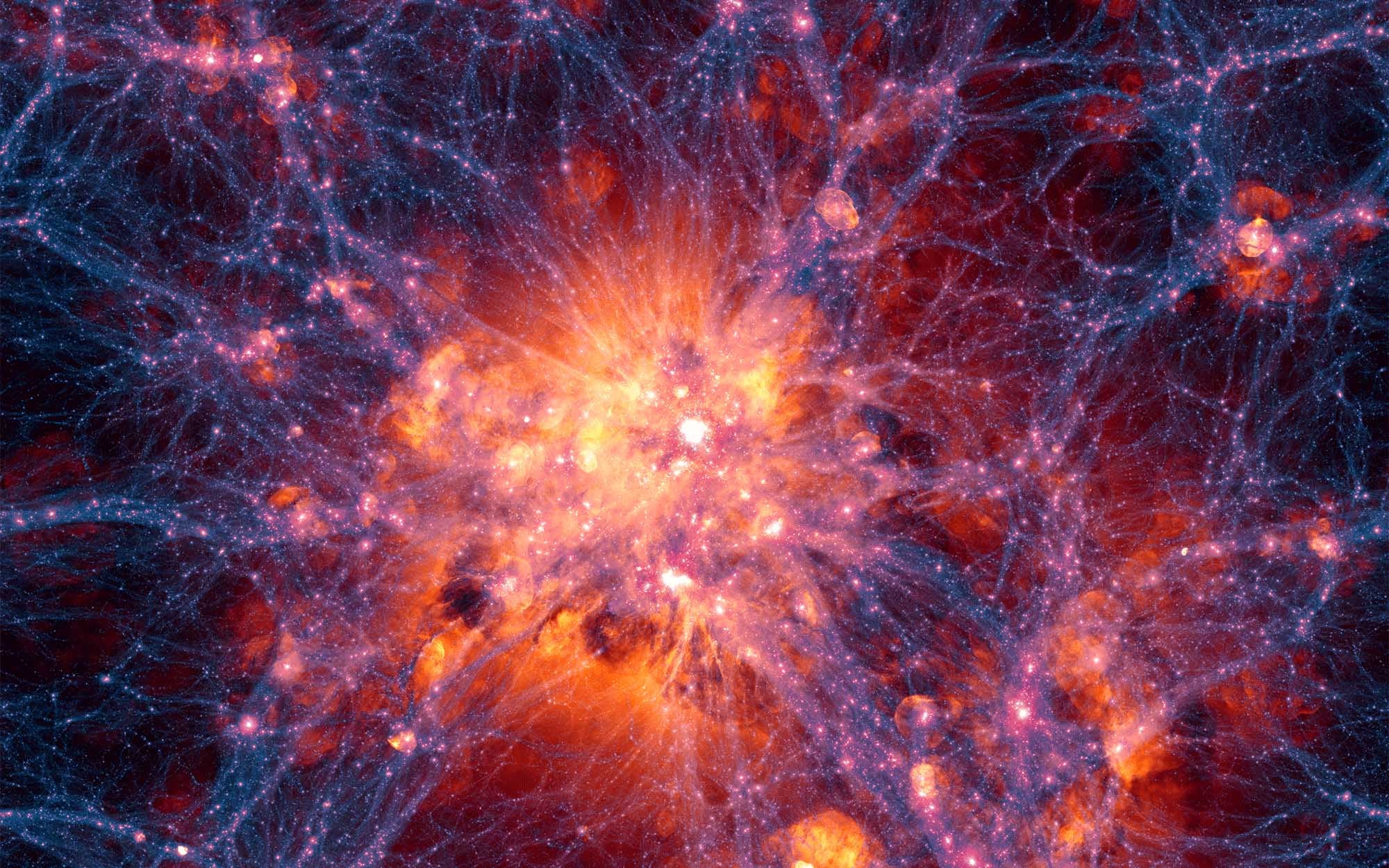 Dark Matter and Gas Illustris