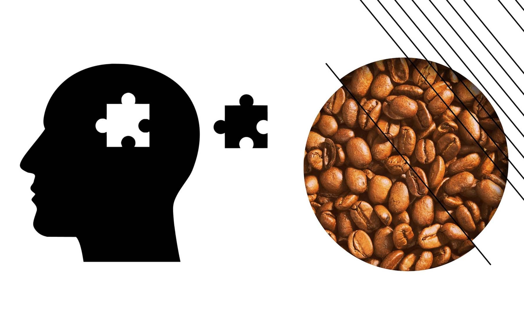 Photo of silhouette-brain-puzzle-coffee-quiz