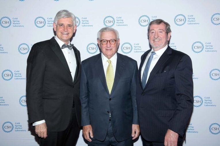 photo of Double Helix Medals Dinner 2019 - Michael Dowling, Roy Zuckerberg, Bruce Stillman