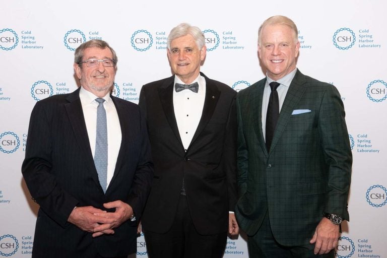 photo of Double Helix Medals Dinner 2019 - Boomer Esiason, Bruce Stillman, Michael Dowling
