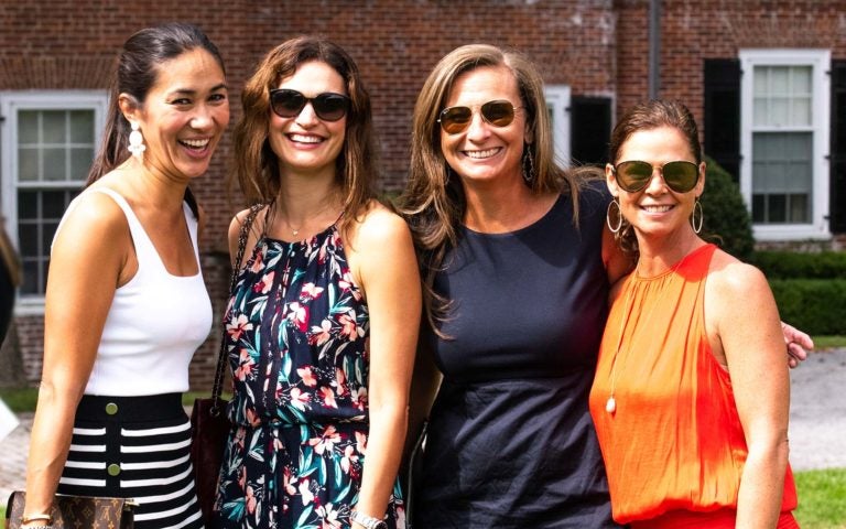 photo of Women's Partnership for Science 2019 - donors Kristin Olson Smith, Erin Tallmas, Barbara Callaghan, and Molly Henry