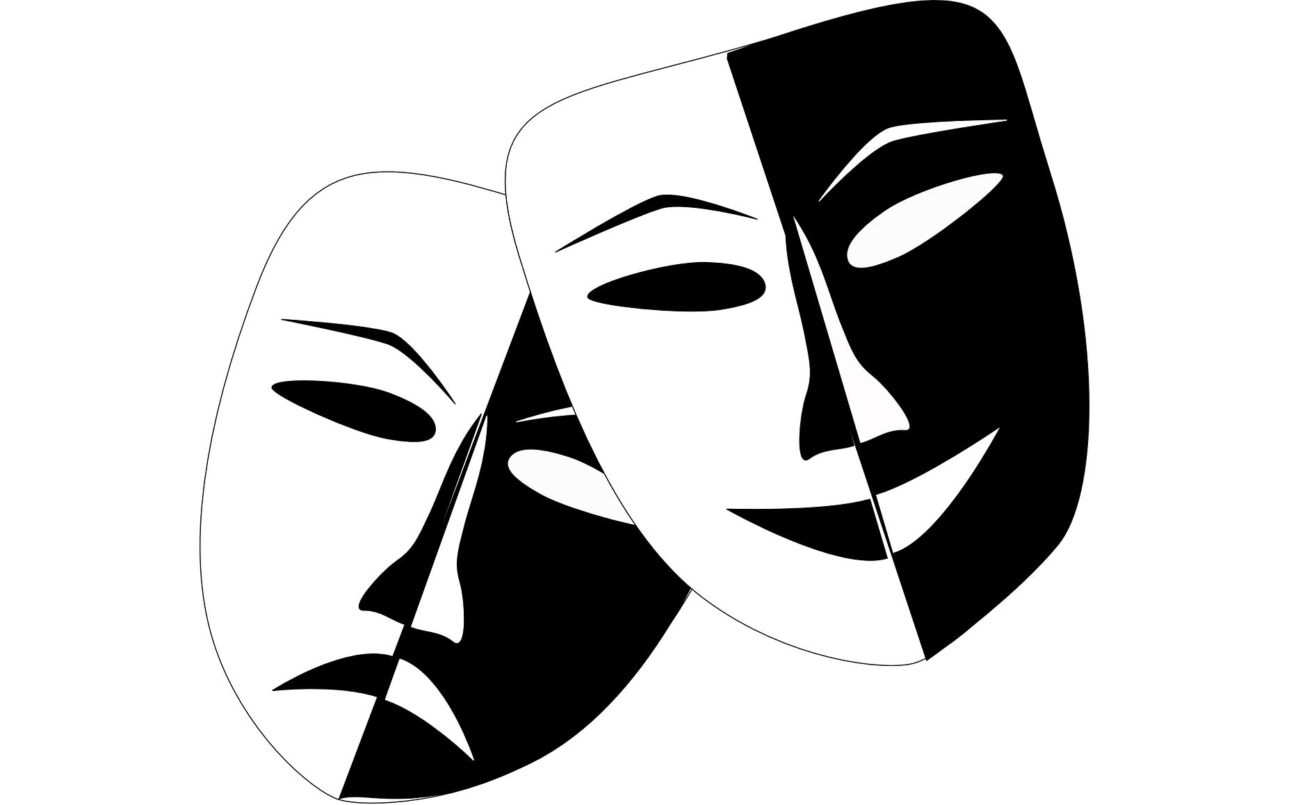 illustration of Drama faces