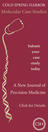 advertisement image for Molecular Case Studies journal