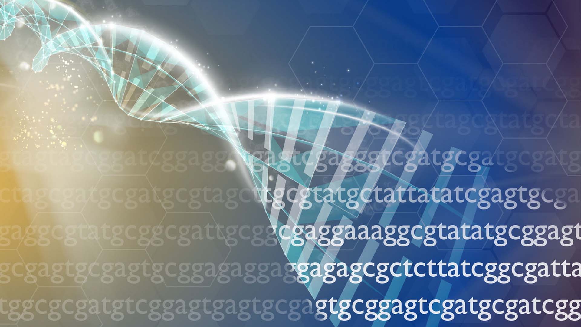 graphic of Abstract DNA sequence