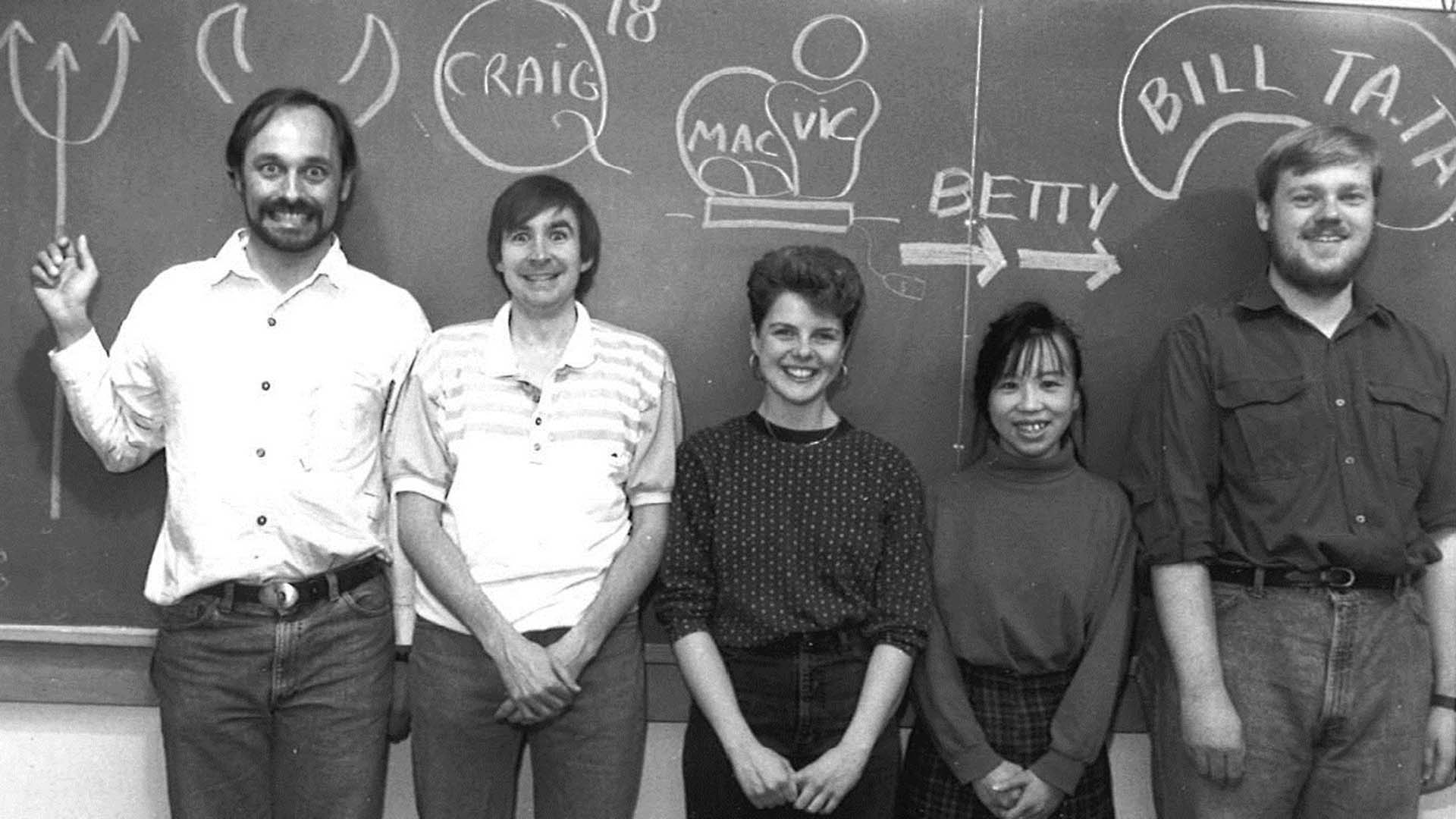 photo of Winship Herr's lab group 1993