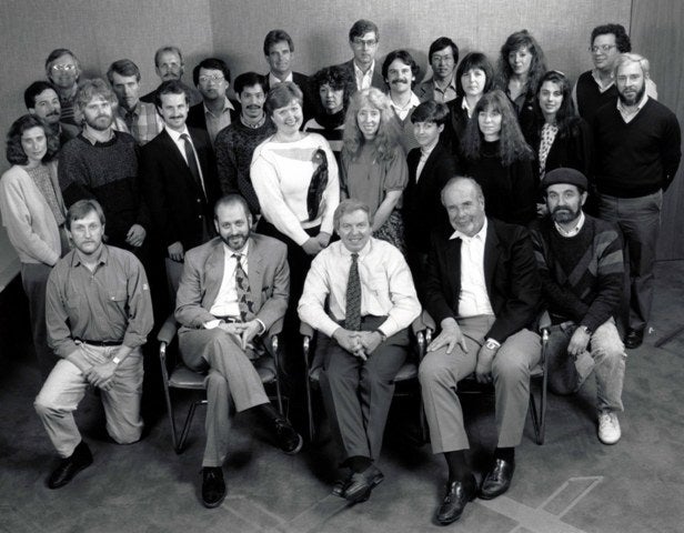group photo of ICOS early scientists and administrators