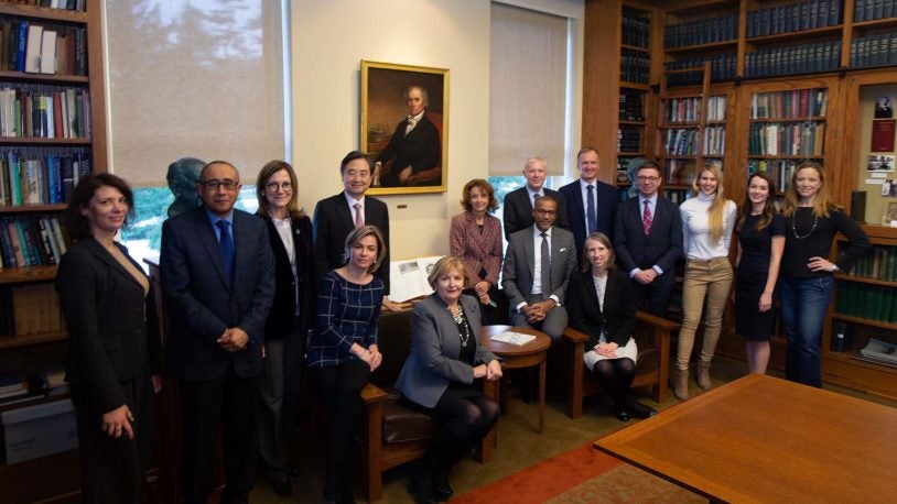 UN delegates engage with scientists at CSHL