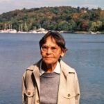 photo of Barbara McClintock on the water at CSHL