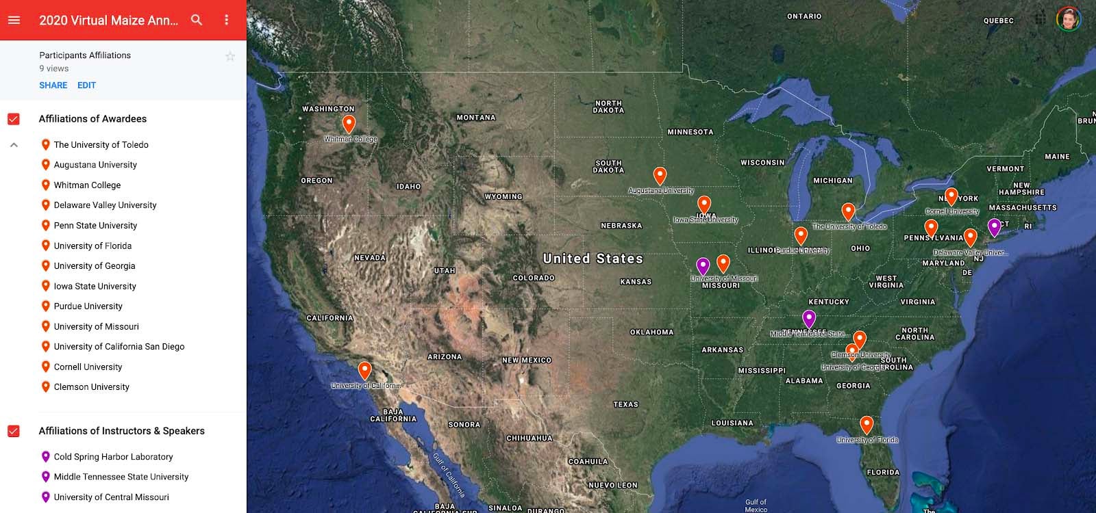 image of Jamboree institutions map