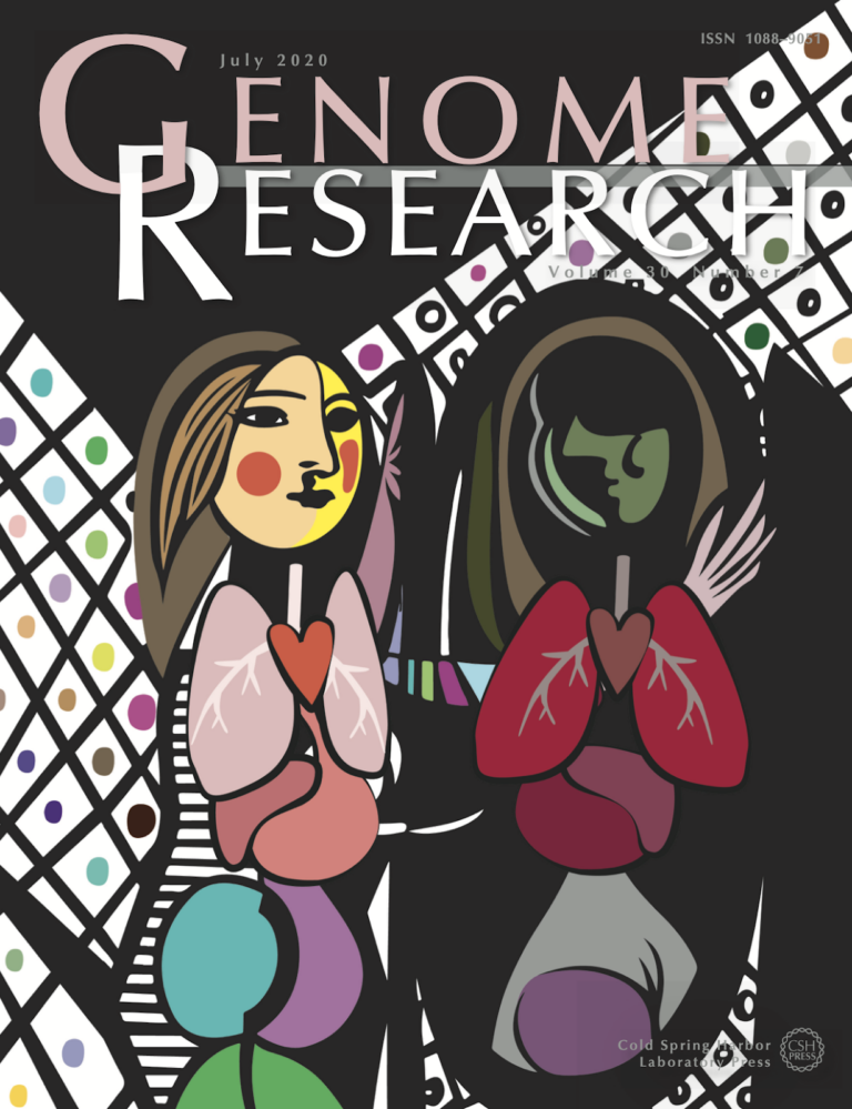image of the cover of Genome Research journal, July 2020 issue