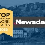 photo of CSHL campus with Newsday Top Workplaces 2020 logo