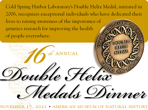 image of the 16th annual Double Helix Medals Dinner logo