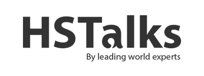 graphic of HS talks logo