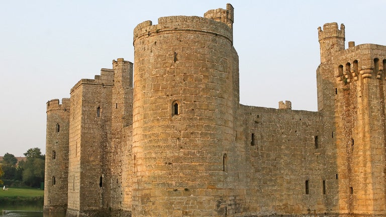 photo of a castle turret