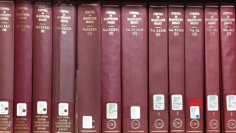 photo of bound volumes of symposiums