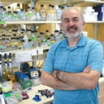 photo of Adrian Krainer in his lab