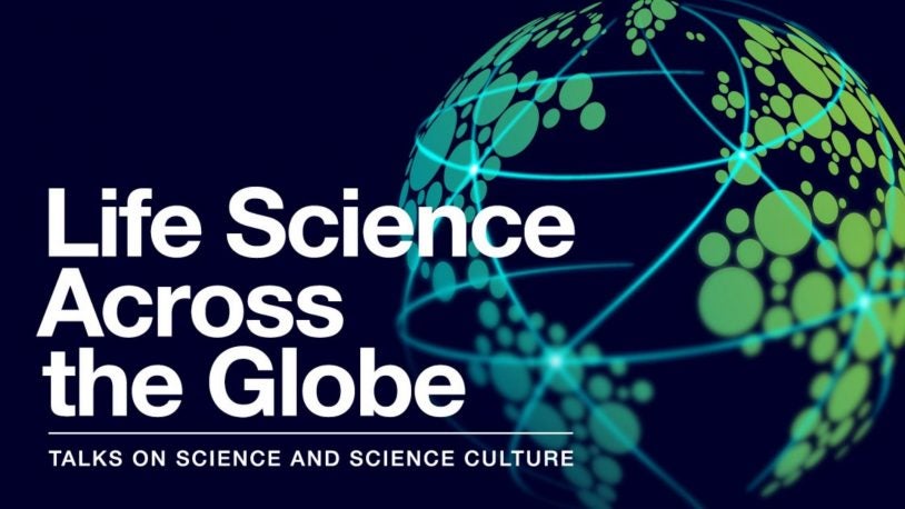 Life Sciences Across The Globe title image with globe graphic