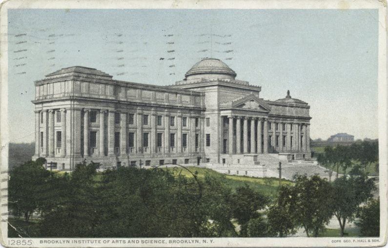 The Brooklyn Institute of Arts and Sciences Postcard