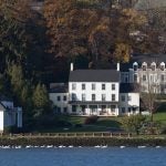 photo of the Cold Spring Harbor Laboratory campus and seawall