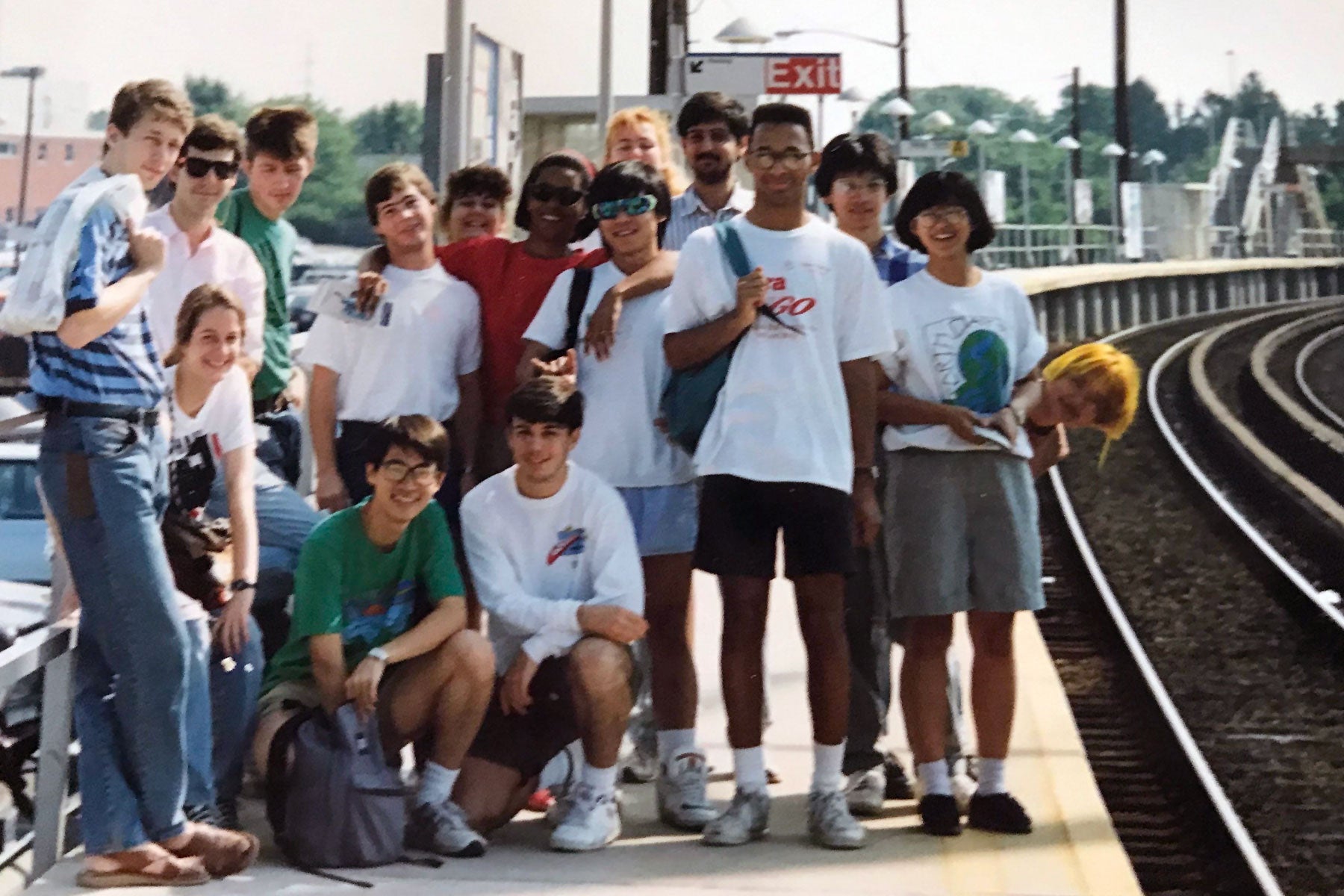photo of 1990 URPs at Syosset train station