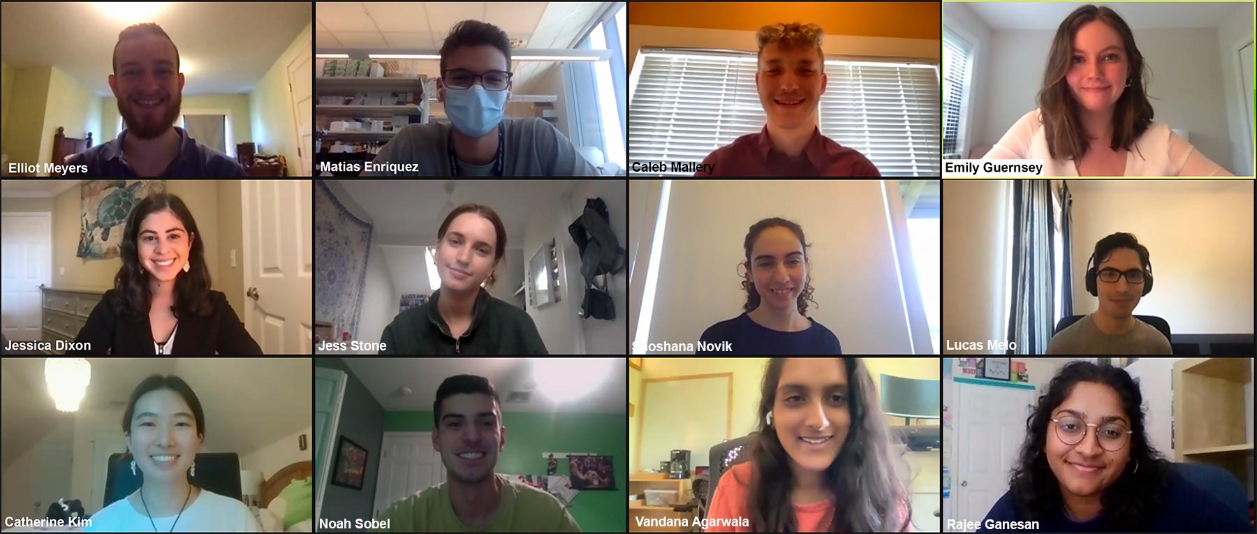 photo of the 2021 URPS during an online call