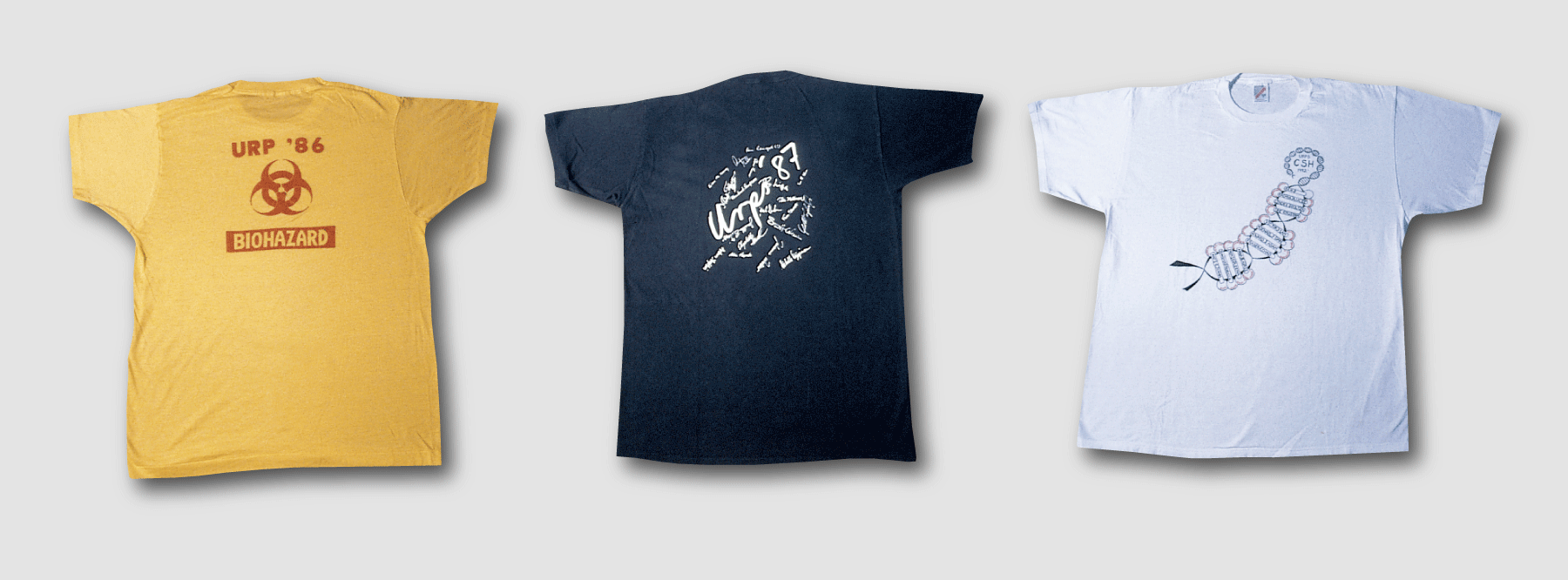 image of 3 URP t-shirts