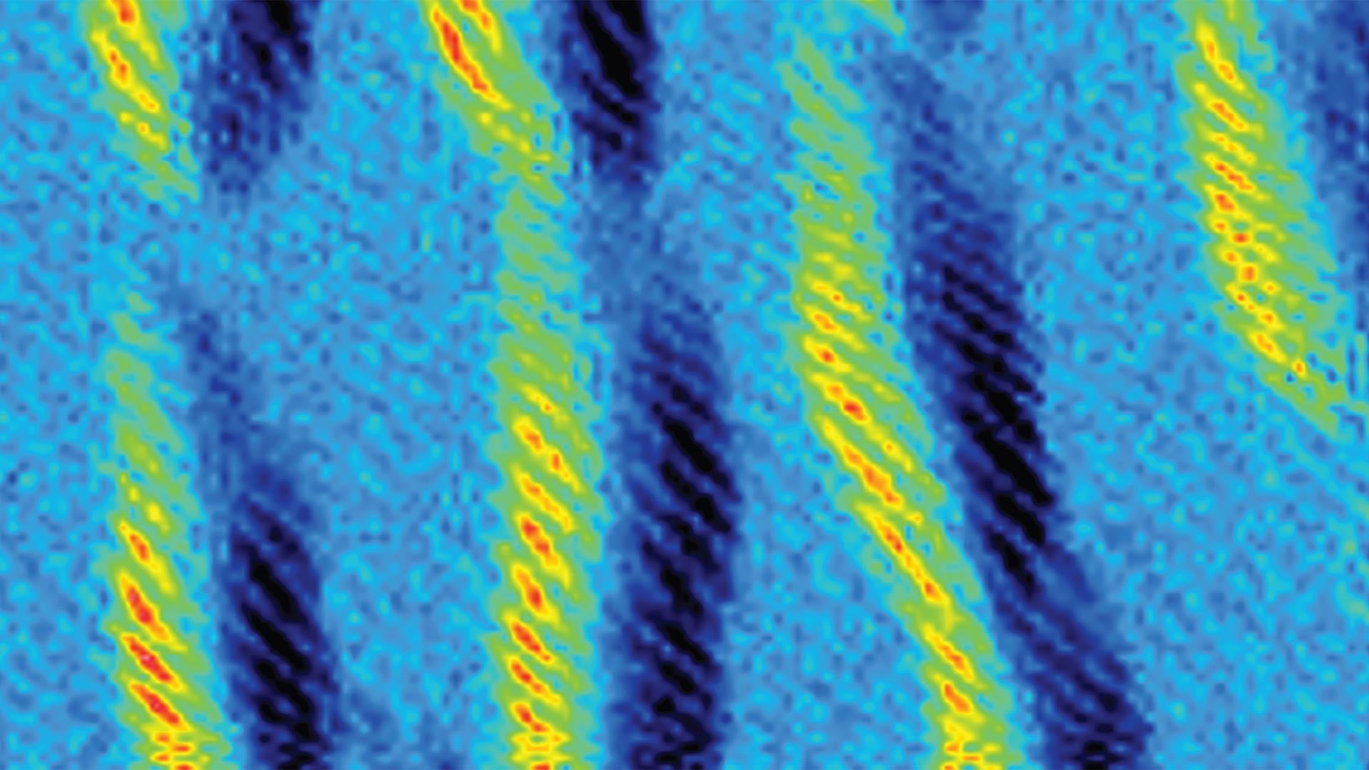 Image of helix shaped polymers