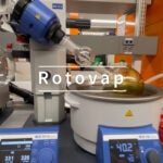 photo of the rotovap machine