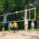 photo of Wayne Hamilton at 2021 CSHL volleyball game