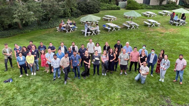 photo of CSHL Postdocs at the 2021 retreat