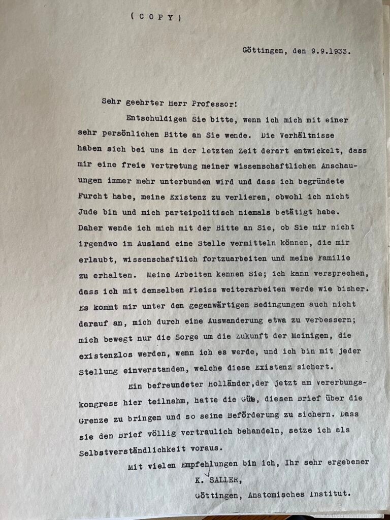 Cold Spring Harbor and German Eugenics in the 1930s Cold Spring